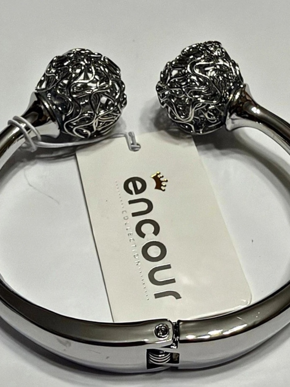 encour Silver Statement Bracelet Like New